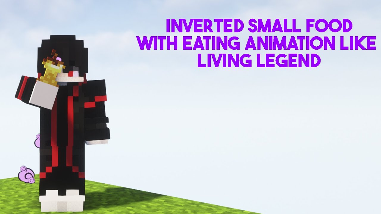How to add inverted items and food like living legend || Minecraft ...