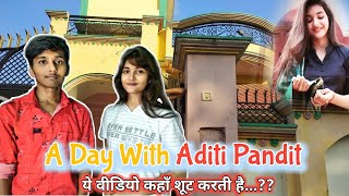 A Day With Aditi Pandit || Tiktok Viral Girl Aditi Pandit Home Tour || By #pm_vlog