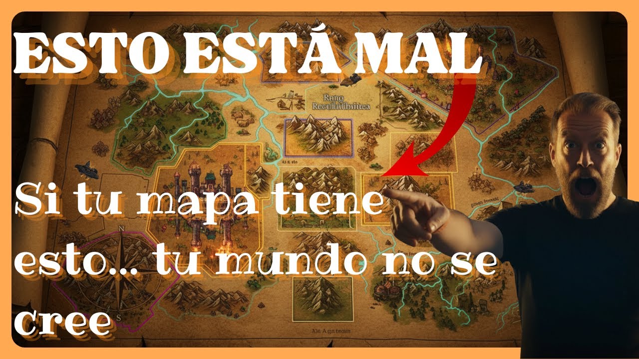 ERRORES de 🗺️mapas de fantasía🧙‍♂️ que arruinan tu historia (sin que lo sepas)