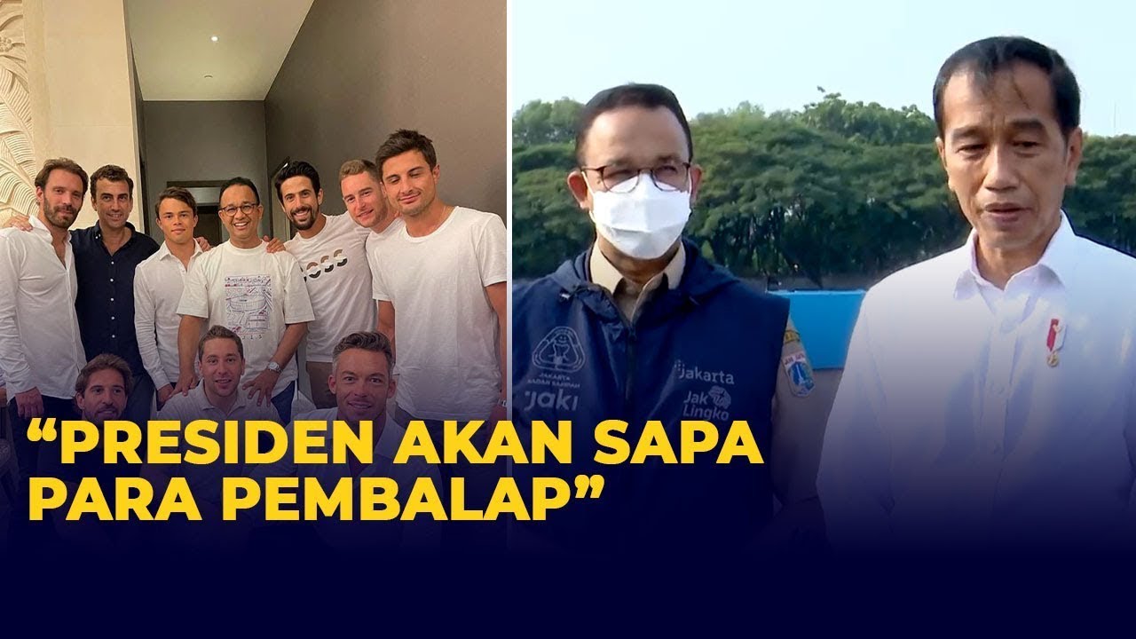 Berikut Agenda Jokowi di Ajang Balap Formula E, Grid Walk hingga Foto foto Bareng Pembalap