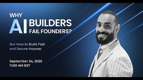 Why AI Builders Fail Founders? But How to Build Fast and Secure Anyway