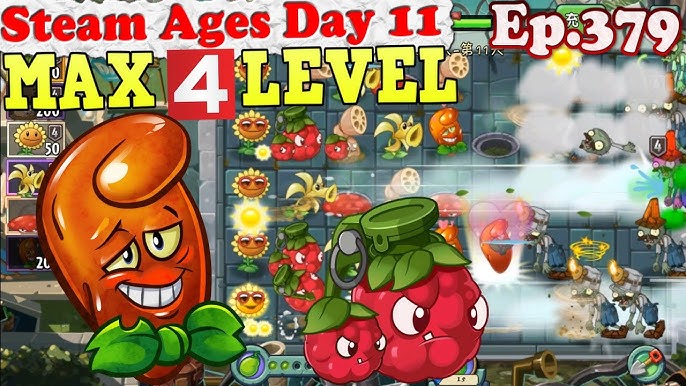 Plants vs. Zombies 2 (China) - New Narcissus - Steam Ages Day 19 (Ep.387) 
