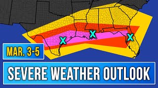 Severe Weather Outlook For March 3-5th