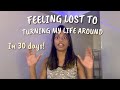 Watch this to get INSPIRED. Going from lost and stuck to MANIFESTING BIG LIFE CHANGES in 30 days!