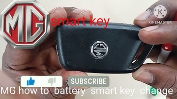 MG ! Hector ! smart ! key ! battery !change !