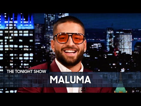 Maluma Forgot The Lyrics While Performing With Jennifer Lopez For Marry Me | Tonight Show