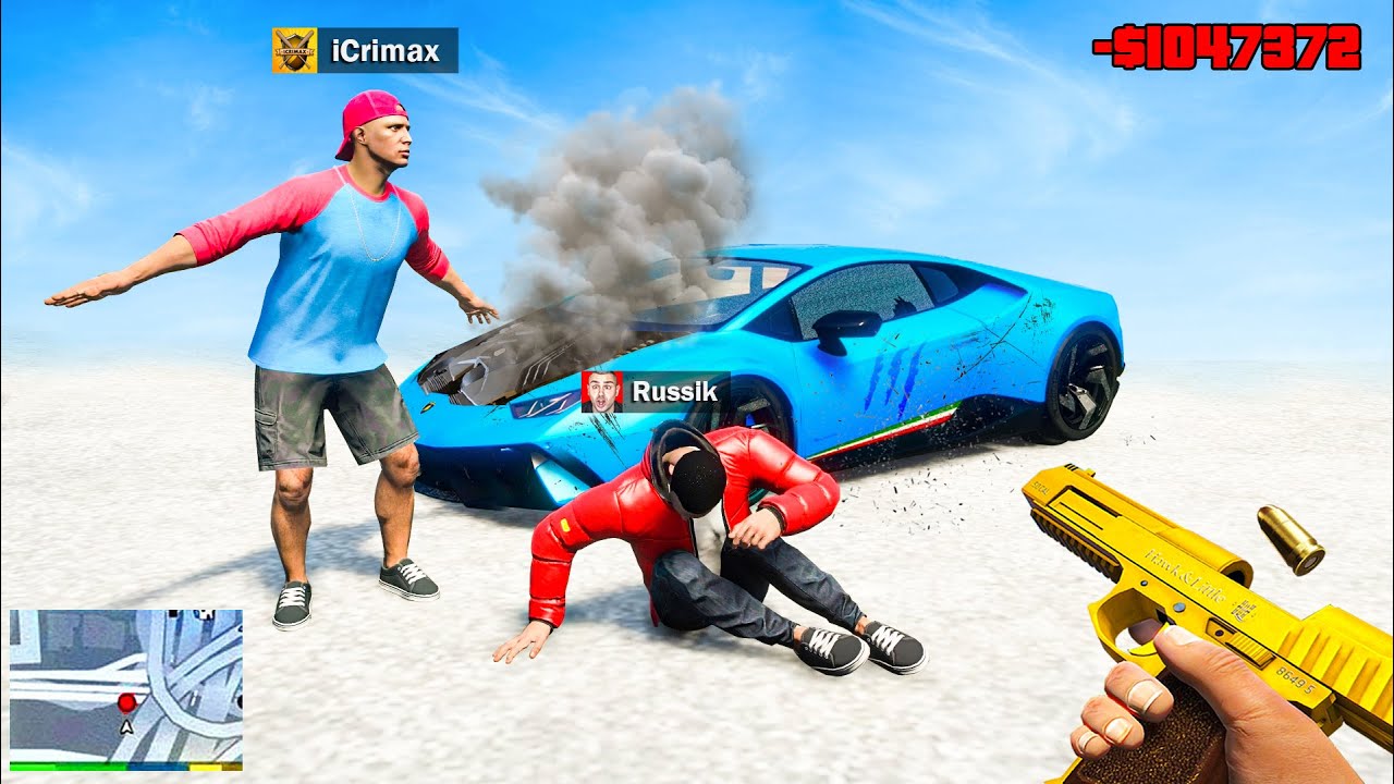 ich PRANKE iCrimax und Russik ABER es ESKALIERT in GTA 5 RP!