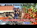 #Ep06 ഏഷ്യയിലെ ഏറ്റവും വലിയ തക്കാളി തോട്ടത്തിൽ | Kolar Tomato Market Karnataka