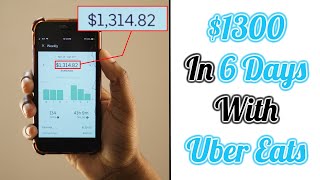 How I Made Over $1300 On Uber Eats In 6 Days + 9 Tips For Increasing Your Earnings | Olivia Henry