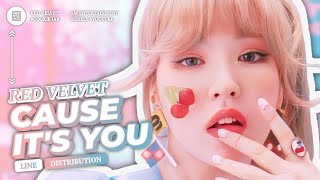 Red Velvet — Cause it's you // Line Distribution // REQUESTED