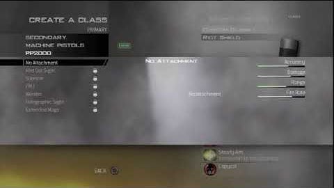 Modern Warfare 2 - Weapons, Perks, Equipment, Complete Create a Class!