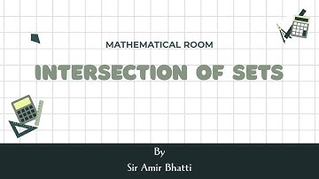 Intersection of sets
