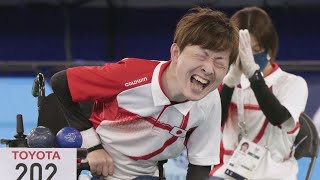 杉村が初の金メダル ボッチャ個人、脳性まひBC2