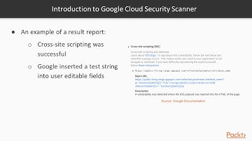 Google Cloud Platform Development Essentials : Introduction Google Cloud Secur Scanr  | packtpub.com