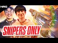 aceu and nafen take on the sniper only challenge | NRG Apex Legends