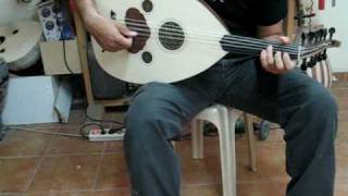 oud taksim played by friend on oud made by dimitris rapakousios