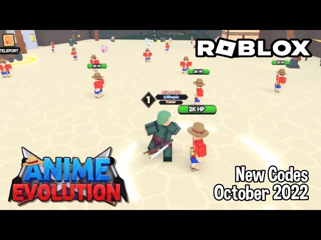 Roblox Anime Evolution Simulator New Codes October 2022 