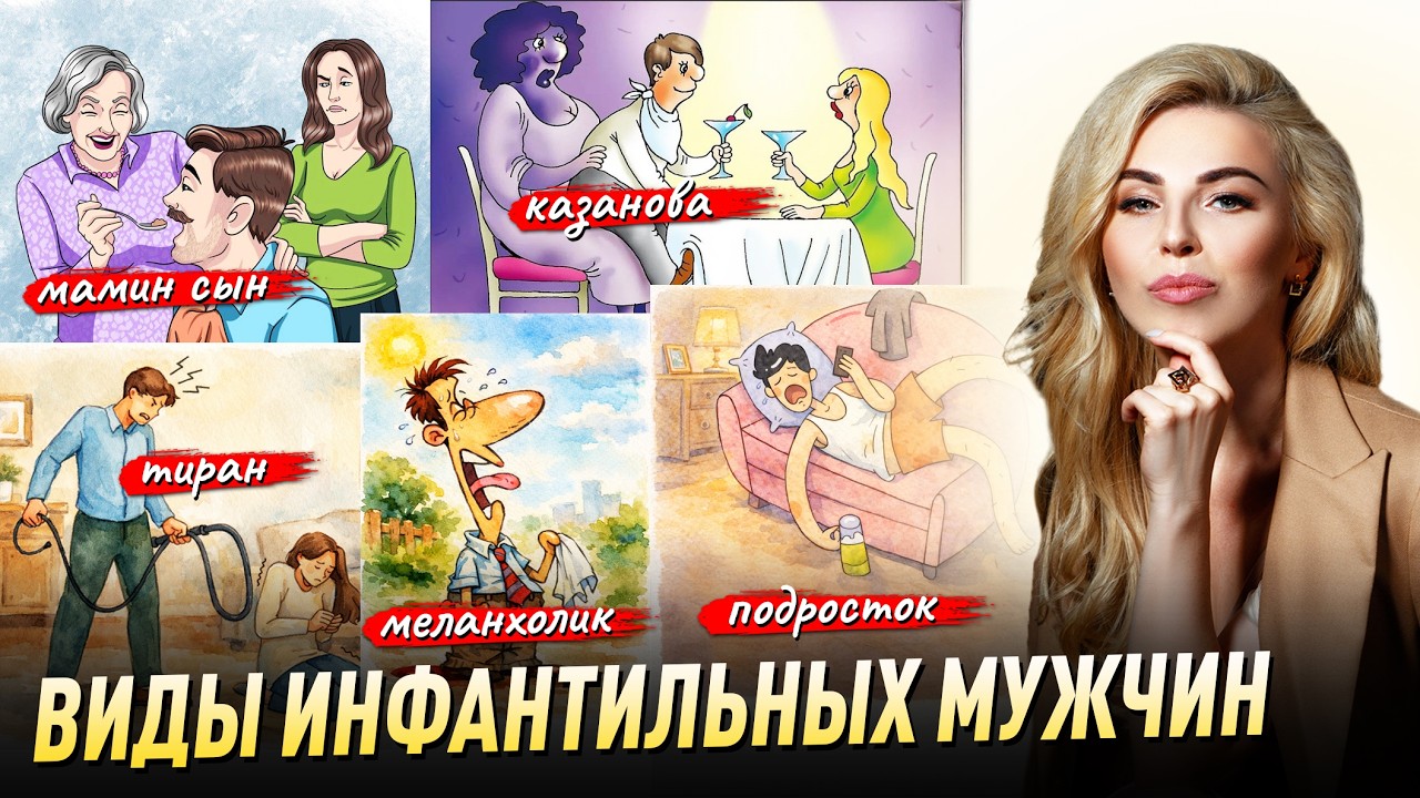 5 видов инфантильных мужчин: как они ломают отношения. Советы психолога Лилия Король