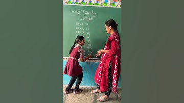 Easy trick for 18 table by Brunda #shortsviral #govtschool #maths#easy#fun#shortcut