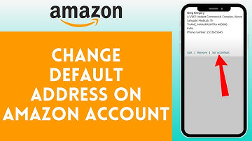 How to Change Default Address on Amazon Account (2024) | Edit Default Address on Amazon Account