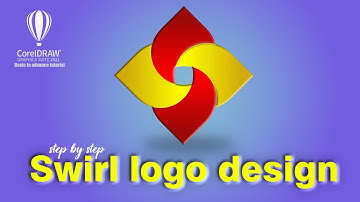 HOW TO MAKE A SWIRL LOGO DESIGN IN COREL DRAW | basic logo design | technophile | Urdu/Hindi
