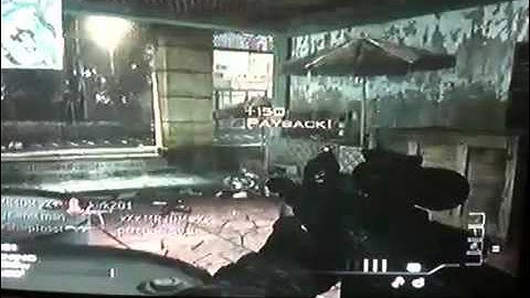 My first 4 man kill feed on mw3