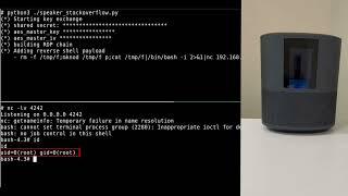 AirBorne CVE-2025-24132 Exploit Demo: Speaker Stack Overflow