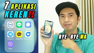 REVIEW LENGKAP!! 7 APLIKASI PENGGANTI WHATSAPP  (IMO, SIGNAL, LINE, KAKAOTALK, TELEGRAM, VIBER, DUO) screenshot 1
