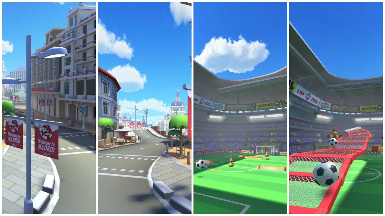 Mario Kart Tour // Madrid Drive Gameplay (All Variants)