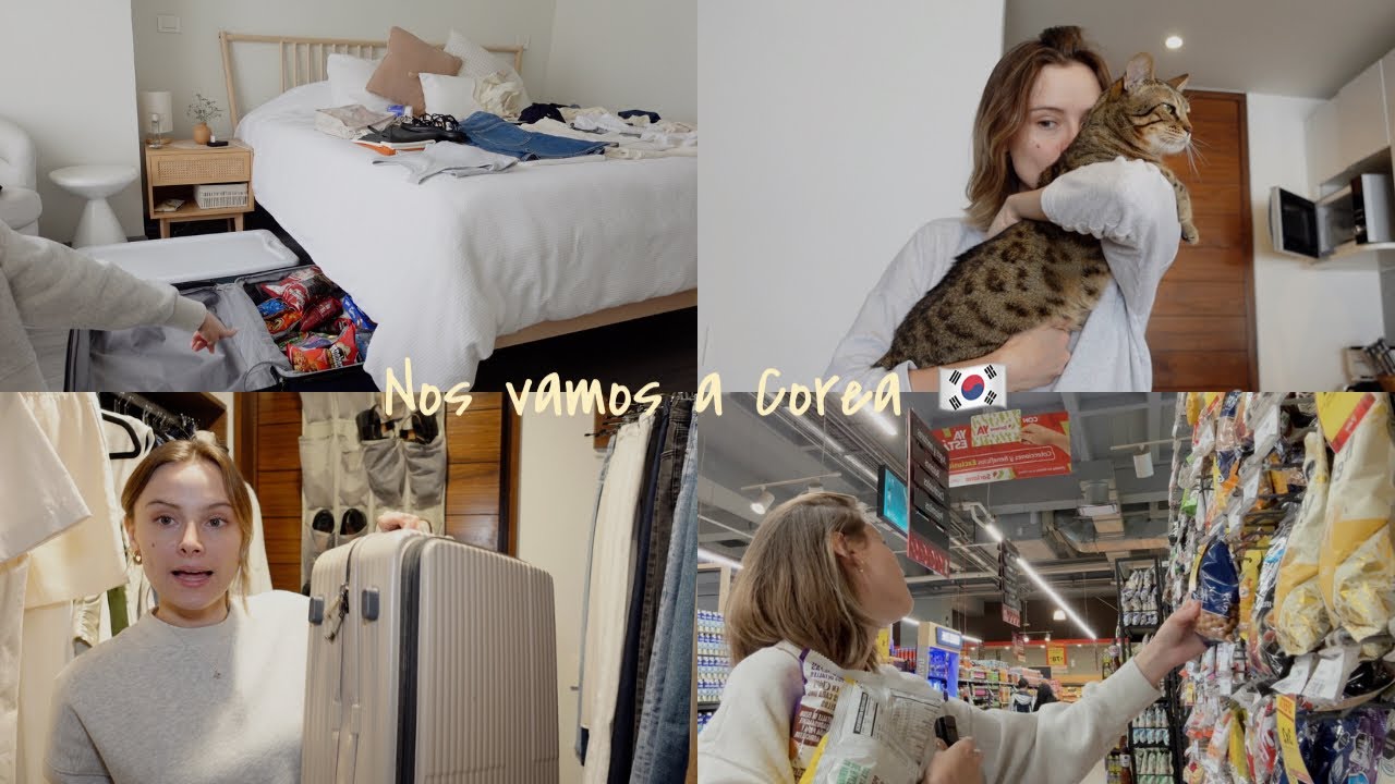 NOS VAMOS A COREA 🇰🇷🥹Preparativos, maletas y regalos para el viaje.
