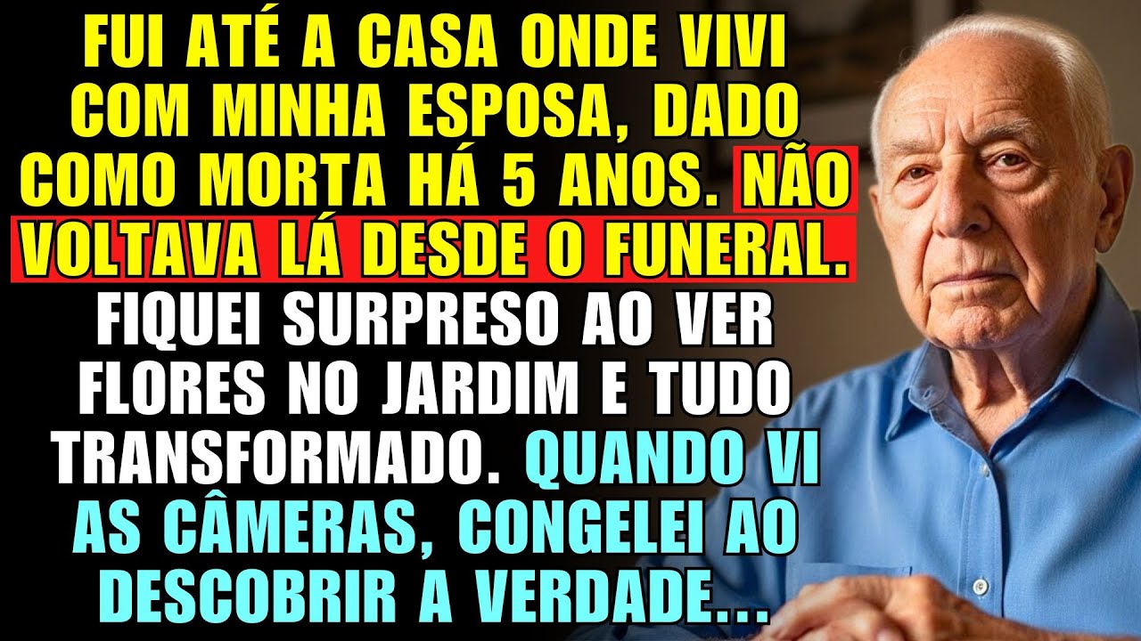 NÃO VOLTAVA NA MINHA ANTIGA CASA DESDE O FUNERAL DA MINHA ESPOSA. QUANDO CHEGUEI LÁ, EU CONGELEI...