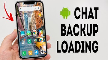 How To Fix WhatsApp Chat Backup Loading/Stuck While Uploading To Google Drive - Full Guide