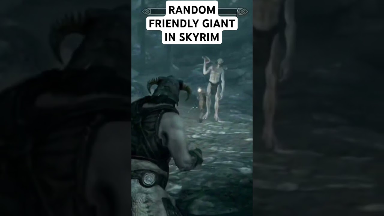 Random Friendly Giant In Skyrim