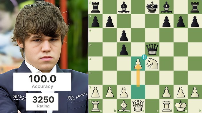 Luis Paulo Supi vs Magnus Carlsen - partida completa - 2021, 1-0. . . . . .  . . #chessmasters #chesstempo #satranç #scacchi #skak #shakki #kasparov, By Xadrez é arte