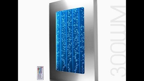 300WM Wall Mount Bubble Wall Fountain LED Water Feature Panel