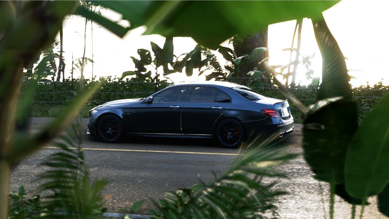 Mercedes E63 2018 - Forza Horizon 5 - No HUD - FH5 Free Roam Gameplay