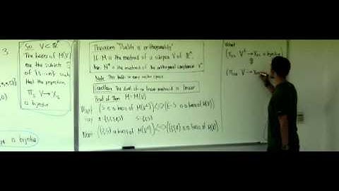 Lecture  9 . Matroids (Federico Ardila)