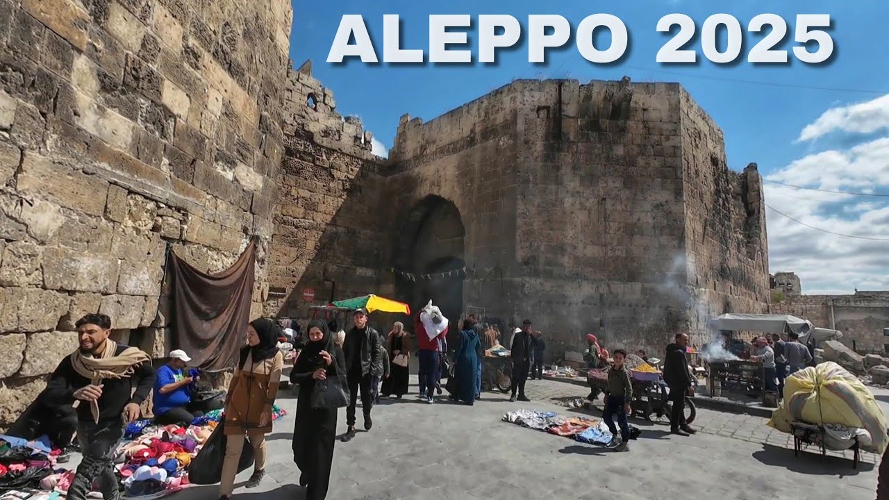 Aleppo, Walking Tour from Antioch Gate to Aleppo Citadel | Syria 2025