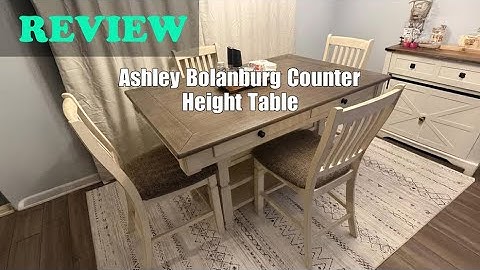Ashley Bolanburg Counter Height Table Review 2025