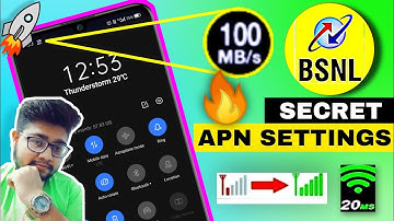 Bsnl APN Settings 4G/5G - Increase Bsnl Net Speed | Bsnl Internet Not Working | Bsnl Net Problem Fix