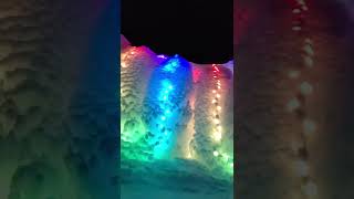 Ice Castles, Lake George, NY.     2022.