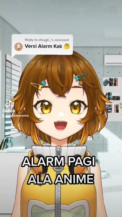 kalo alarm paginya kaya gini bisa bangun ga gais? #vtuber #vtuberindonesia #wibu #anime