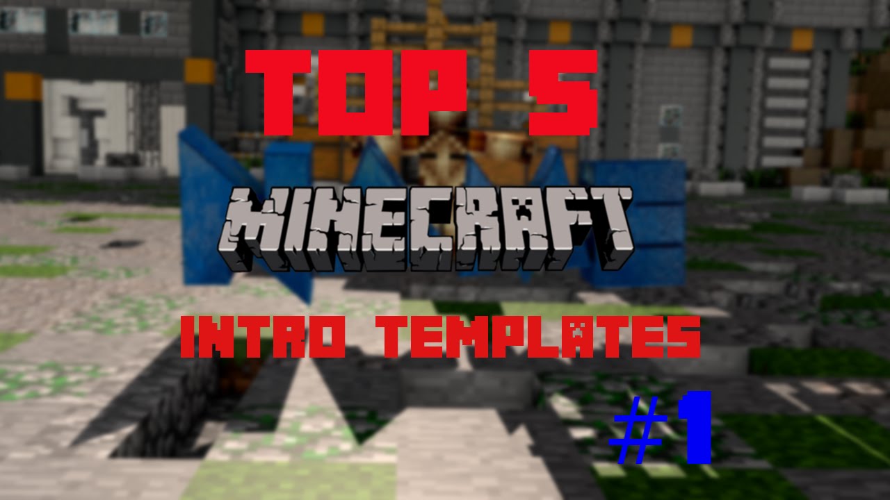 Top 5 Free Minecraft Intro Templates #1 (Cinema 4d, AE ) (Download ...