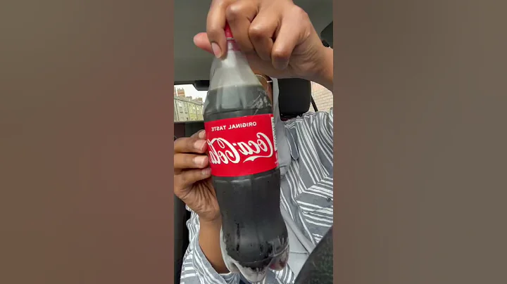 Self Freezing Coke trick (instant slushy) #youtubepartner #sheeranshorts