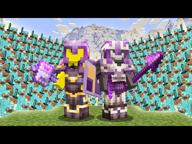 Minecraft Duo vs 100 Players
