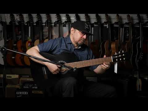 Обзор классической гитары чёрного цвета ALMIRES C 15 BKS