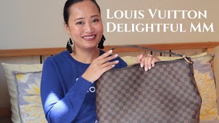 LOUIS VUITTON Damier Ebene Delightful MM 1196849