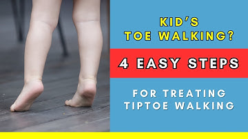 Exercises to fix Tip Toe / Toe Walking in kids | Easy 4 Step Rehab Plan