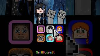 Minecraft Wednesday Characters And Sprunki New Song