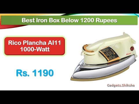1000W Heavyweight Iron below 1200 Rupees (हिंदी में) | Rico AI-11 | Heavy Press Machine